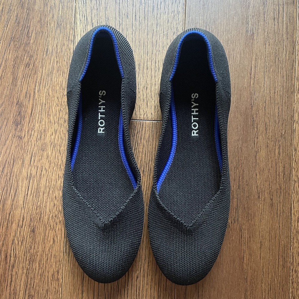 Rothy's Black and Blue Women's Shoes